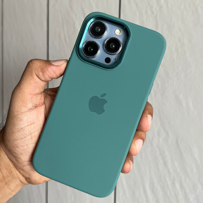 buy-silicon-case-with-metal-buttons-for-iphone-13-pro-midnight-green
